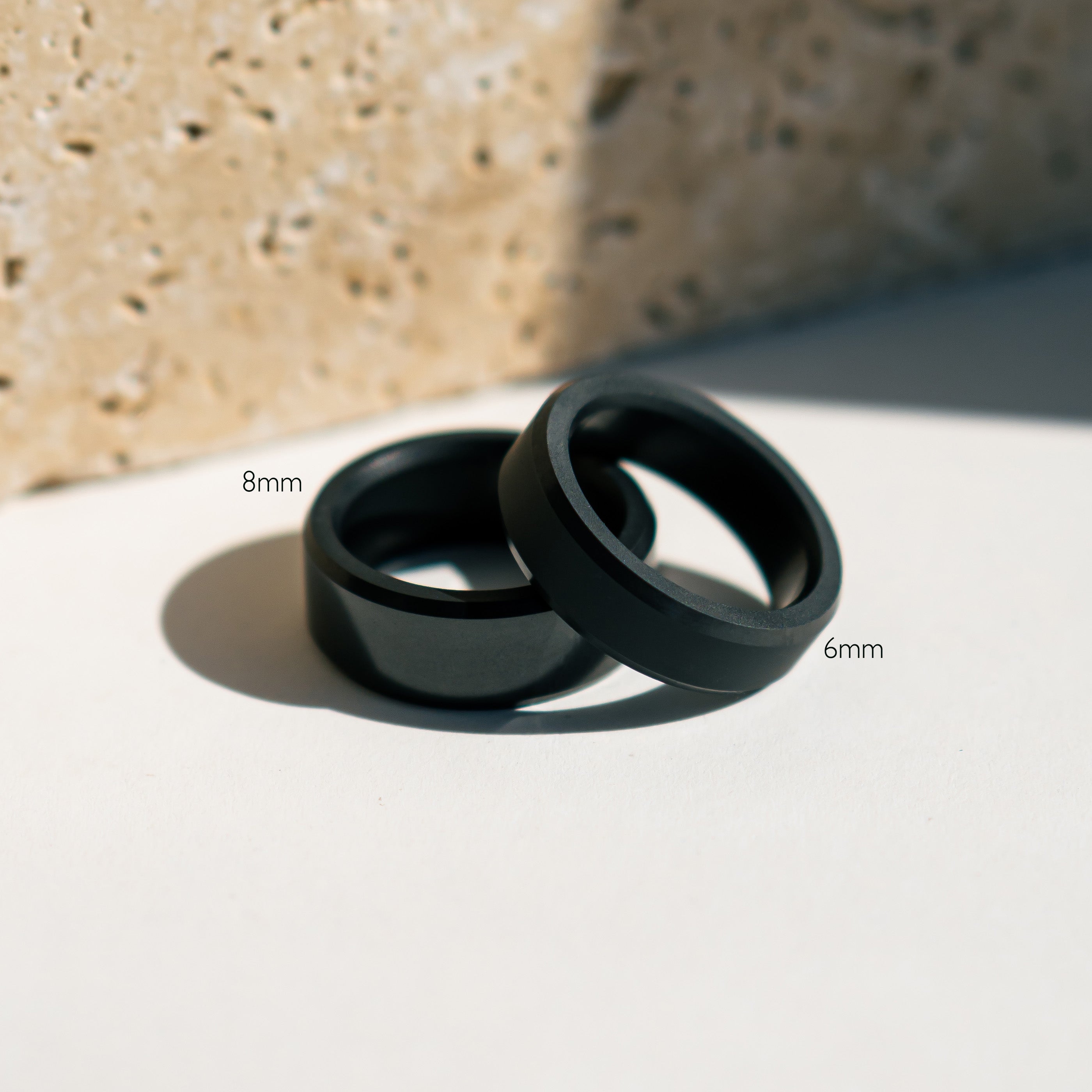 Black Diamond - Men’s Ring 6mm - ARES - Elysium Black Diamond