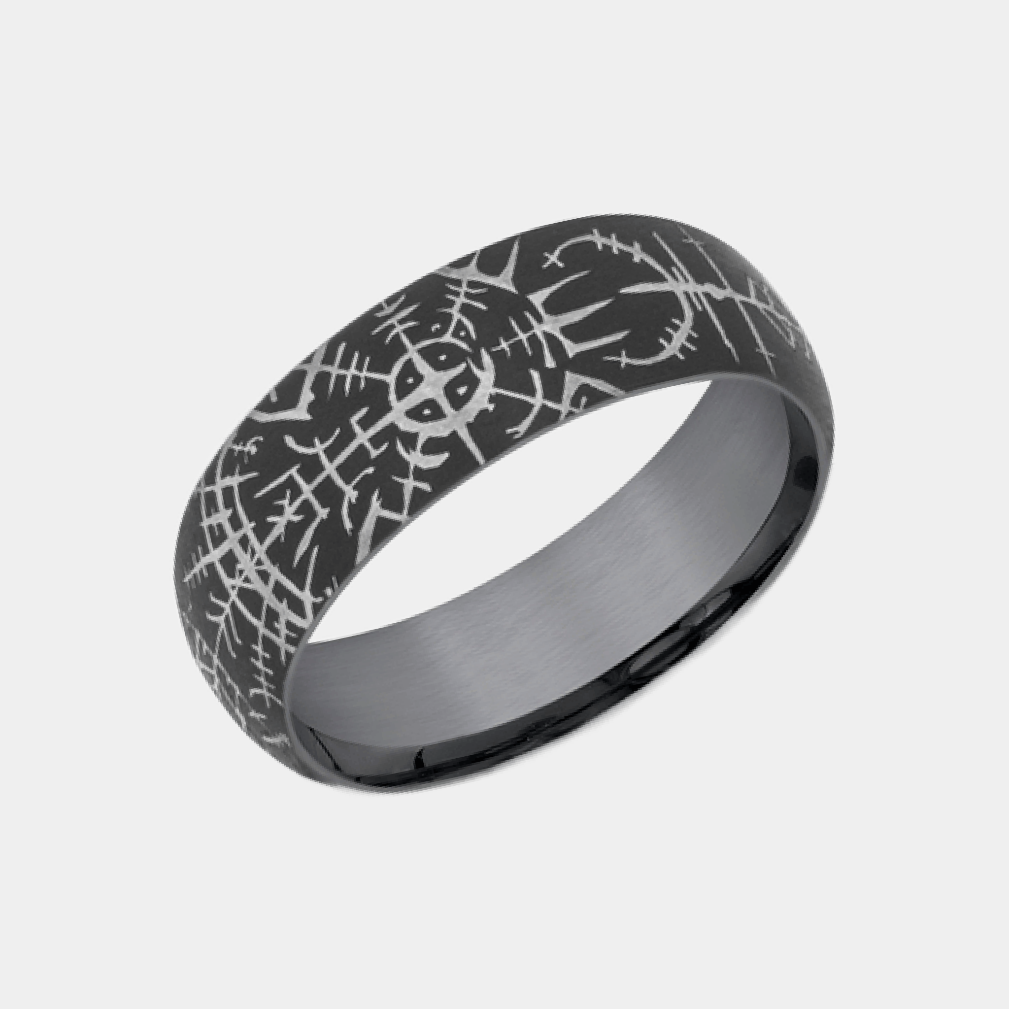 Men's Wedding Band | The Viking | Tantalum Dark | Elysium