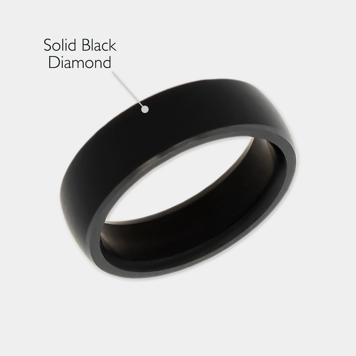 Black Diamond - Men’s Ring 7mm - NYX - Elysium Black Diamond