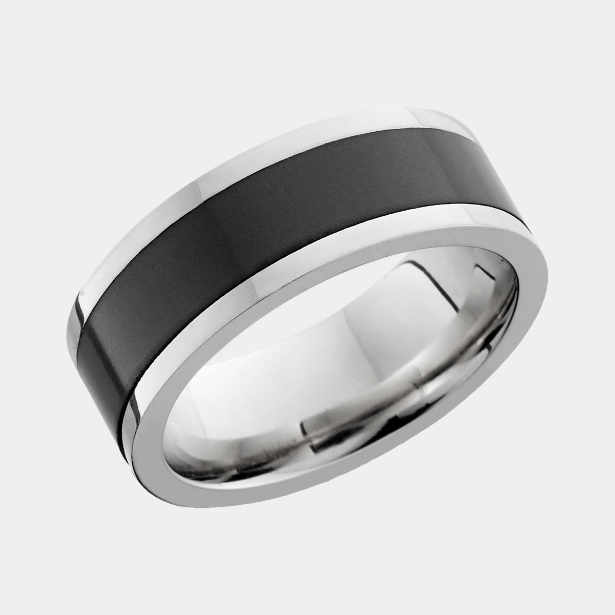 Elysium Imperium Ares | Men's Ring | Black Diamond & White Gold