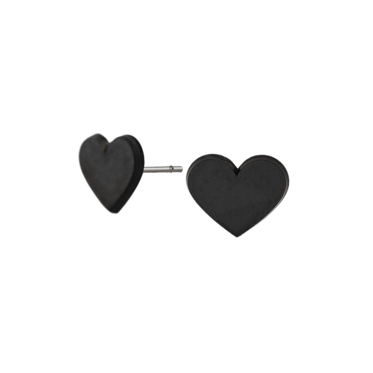 イヤリング Wilhelmina Garcia Tiny Heart Stud Earring SS2025-Black イヤリング Wilhelmina Garcia Tiny Heart Stud Earring SS2025